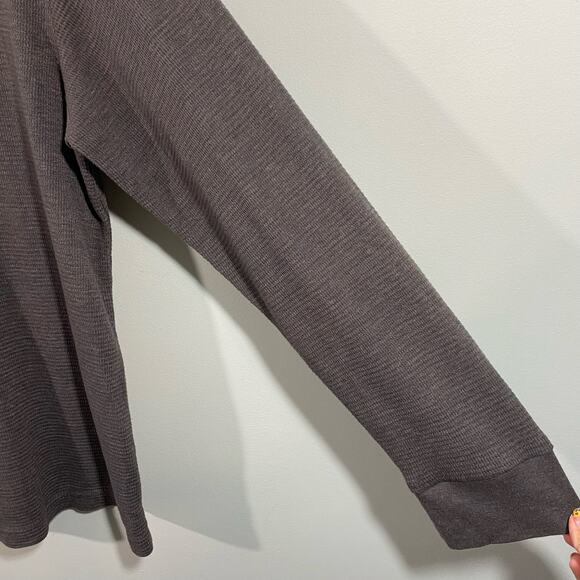 Mossy Oak Men's Grey Thermal Waffle Knit Long Sleeve Top Size XL - Picture 6 of 7